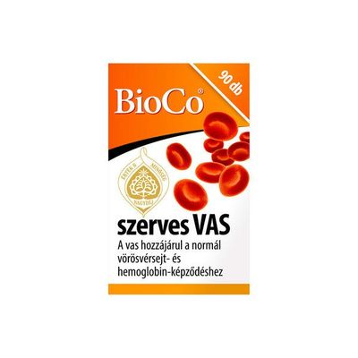 Bioco Szerves Vas Tabletta 90db