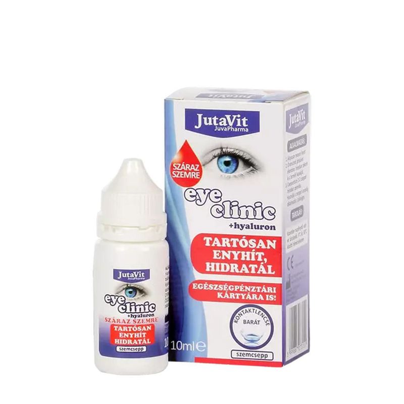 Jutavit EyeClinic Szemcsepp Száraz szemre 10ml