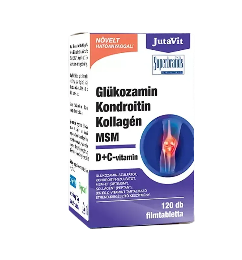 JutaVit Glükozamin+ Kondr.+ Koll.+ MSM D+C120x É.K.