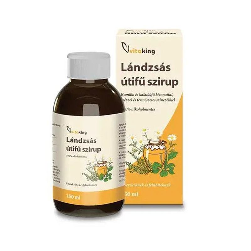 Vitaking Lándzsás Útifű szirup 150ml