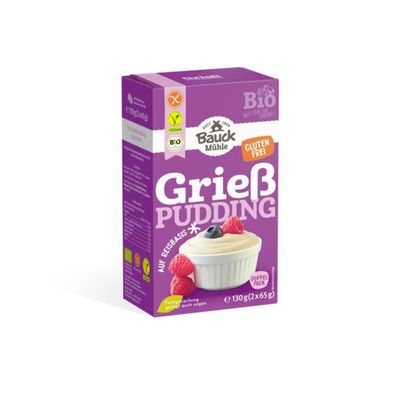Bauck Hof bio gluténmentes grízpuding 130 g