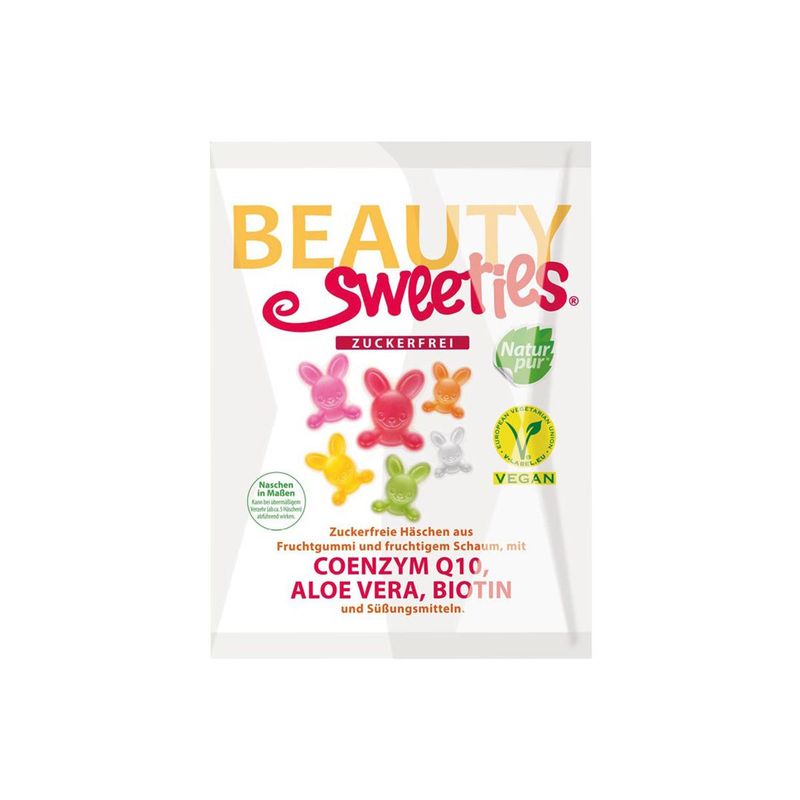 Beauty Sweeties vegán gumicukor nyuszi 125g