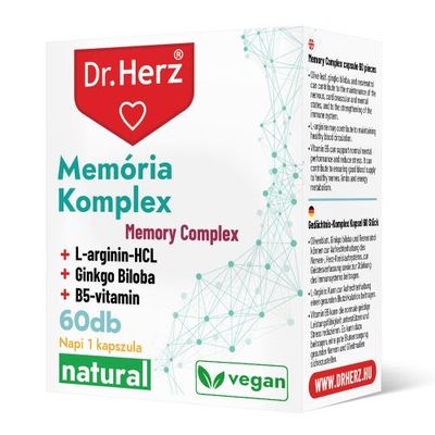 DR Herz Memória Komplex 60 db kapszula doboz #TH  ÚJ!