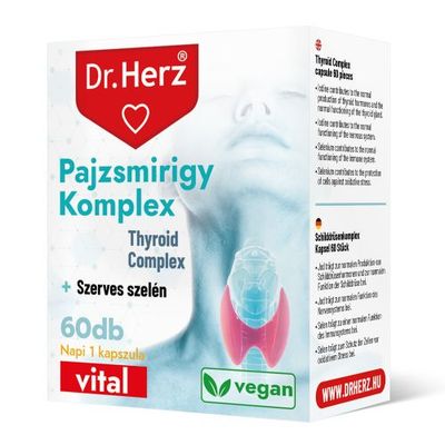 DR Herz Pajzsmirigy Komplex 60 db kapszula doboz  ÚJ!