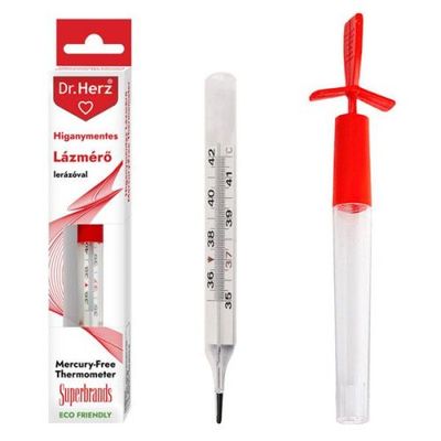 DR Herz higanymentes lázmérő lerázóval