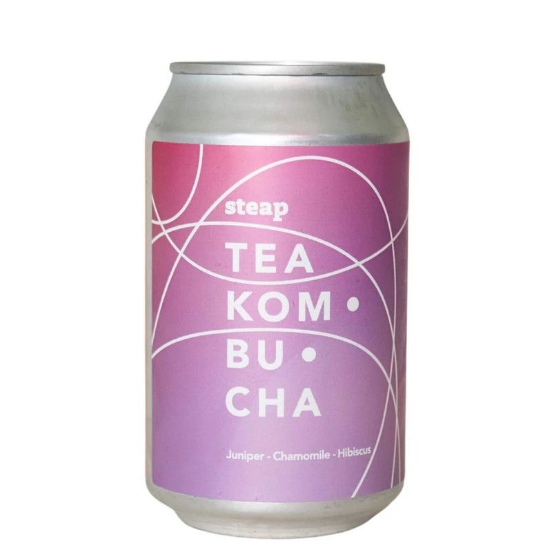 Steap Tea Kombucha Juniper Cham. Hibiscus330ml DRS