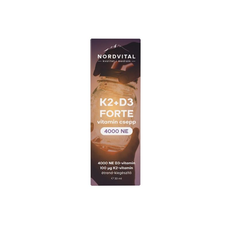 Nordvital D3+K2 Forte csepp 30 ml 60 adag