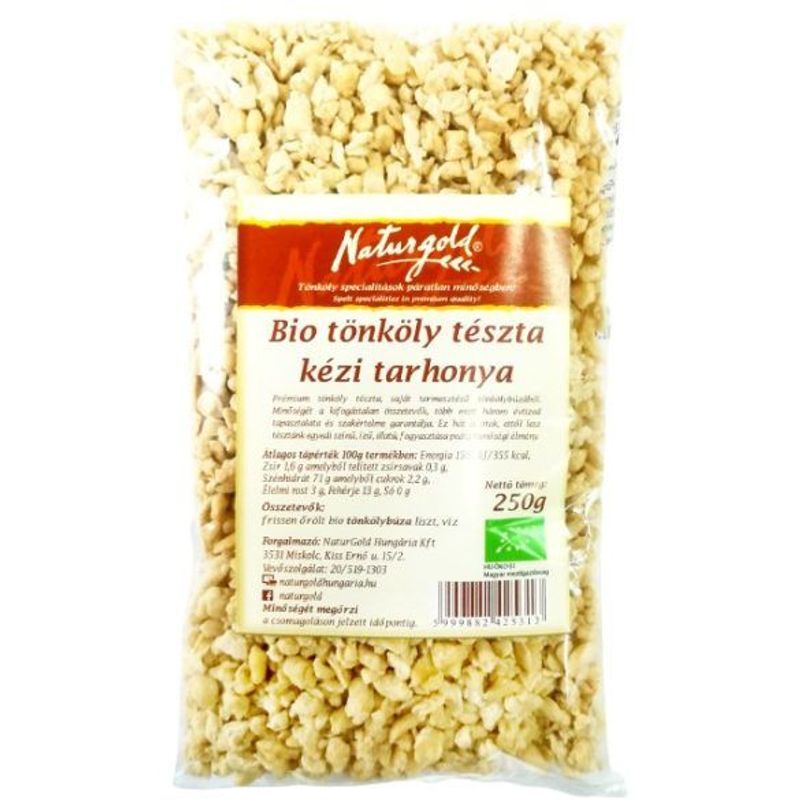 Naturgold Bio Tészta Tarhonya Kézi 250g