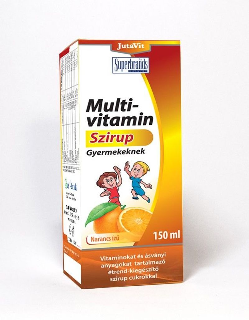 JutaVit Multivitamin szirup narancsos 150 ml (ÚJ)