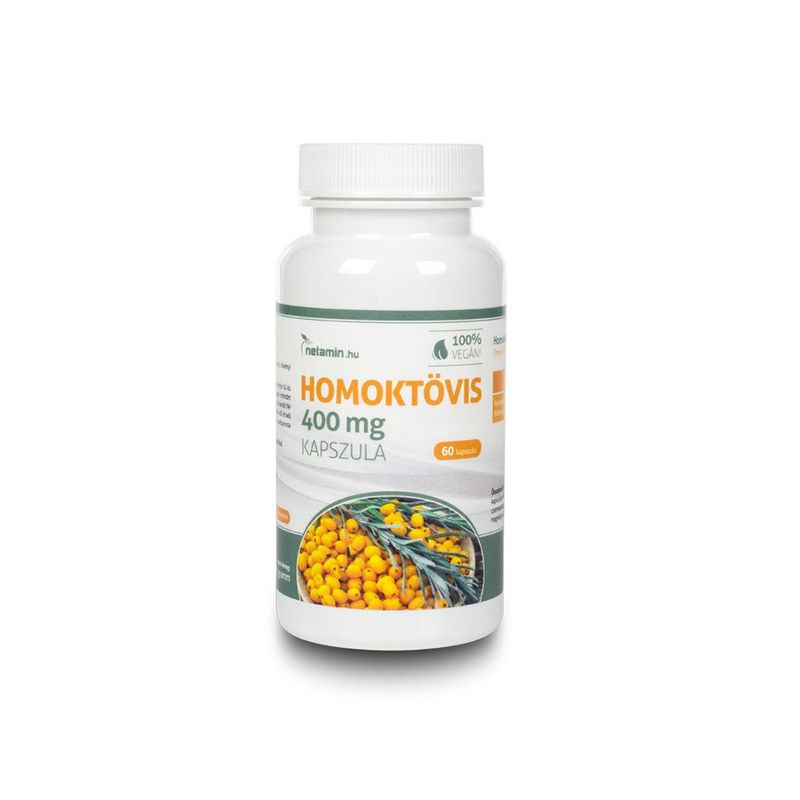 Netamin Homoktövis 400 mg kapszula 60 db
