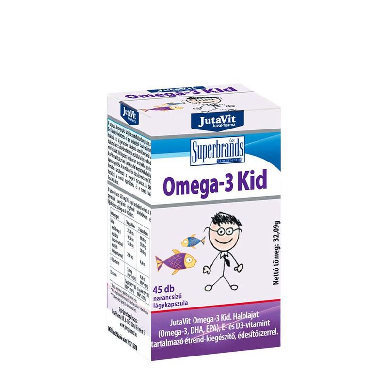 JutaVit Omega-3 Kid D3+E 45db