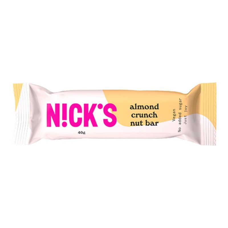 Nick's Crunch Nut Bar vegán mandulás csoki 40g