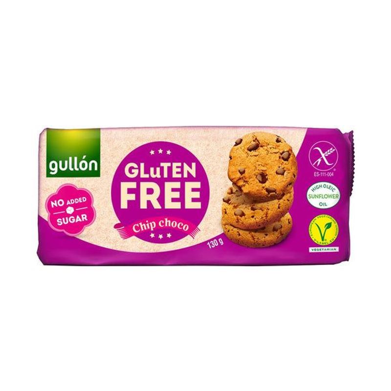 Gullon chip choco diabet. gluténmentes keksz 130g