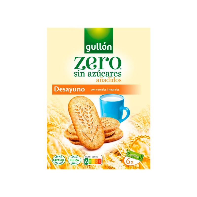 Gullon Többgabonás reggeli keksz 216 g 1x8