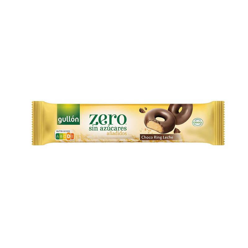 Gullon Cukormentes Csokis karika 128 g