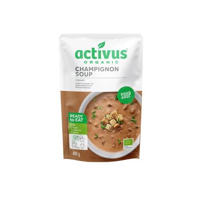 Activus bio gombakrémleves csiperkéből 400g