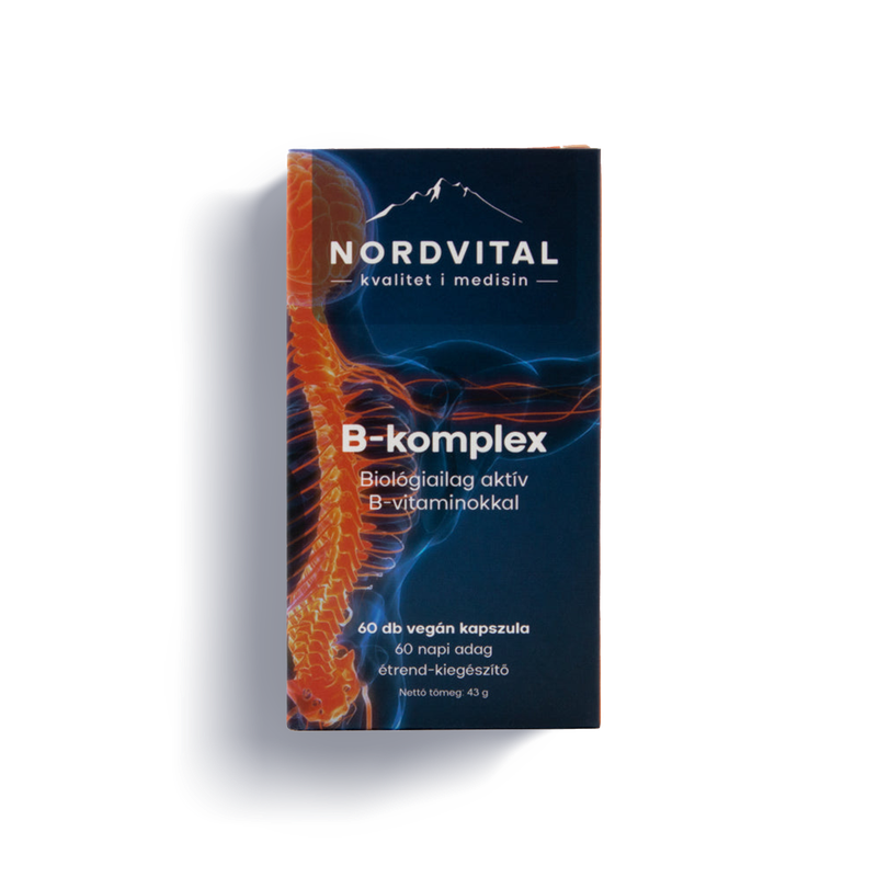Nordvital B-komplex 60 db vegán kapszula