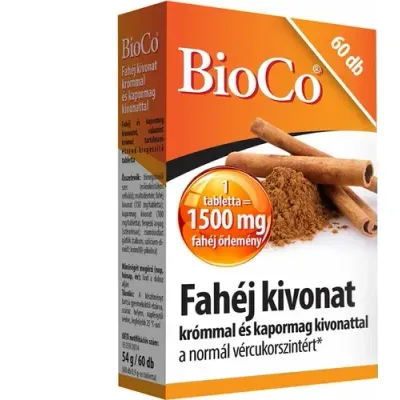 Bioco Fahéj Tabletta 60 db