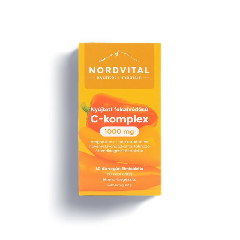 Nordvital C-vitamin komplex Retard 1000mg 60 db 