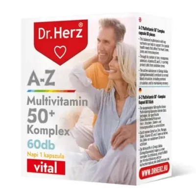DR Herz A-Z 50+ Multivitamin Komplex 60 db kapszula doboz 