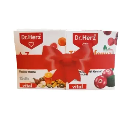 DR Herz AJÁNDÉK CSOMAG 4 étrend-kiegészítővel C1050+A-Z multiv. #TH