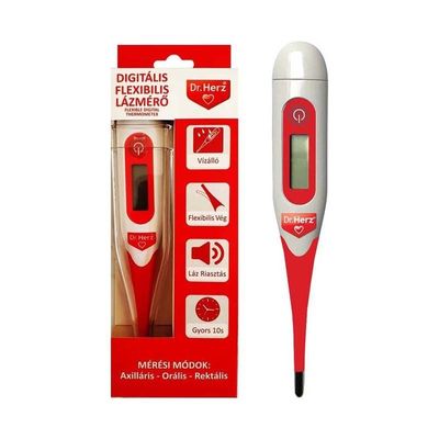 DR Herz digitális-flexibilis lázmérő   ÚJ!