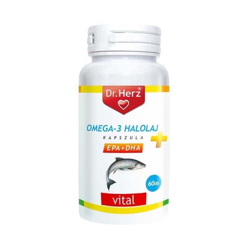 DR Herz Omega-3 Halolaj 1000mg 60db lágyzselatin kapszula #GJ