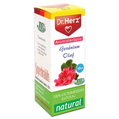 DR Herz Geránium illóolaj 10ml #ZF