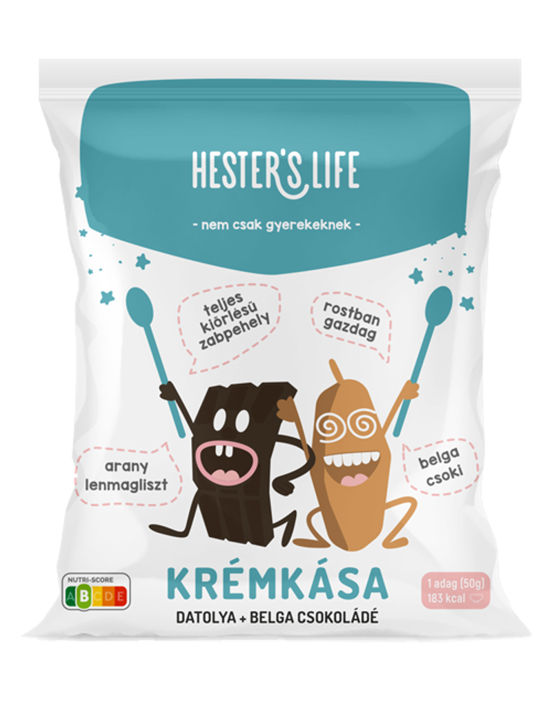 Hester's Life Krémzabkása Datolyás & Csokis 50g