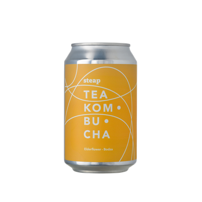 Steap Tea Kombucha Elderflower 330 ml DRS