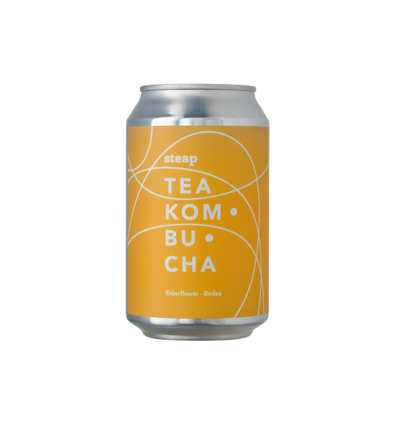 Steap Tea Kombucha Elderflower 330 ml DRS