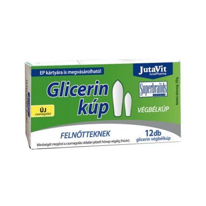 JutaVit Glicerin kúp felnőtteknek 12db