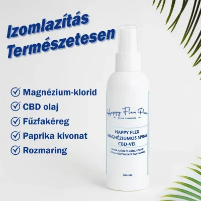 Happy Flex Pure Magnéziumos Spray CBD-vel 100ml
