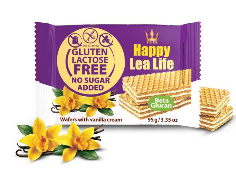 Lea Life vaníliás ostya glut.-lakt. mentes 95g
