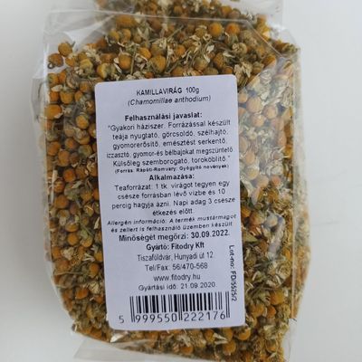 Fitodry Kamillavirág (átlátszó) 100g