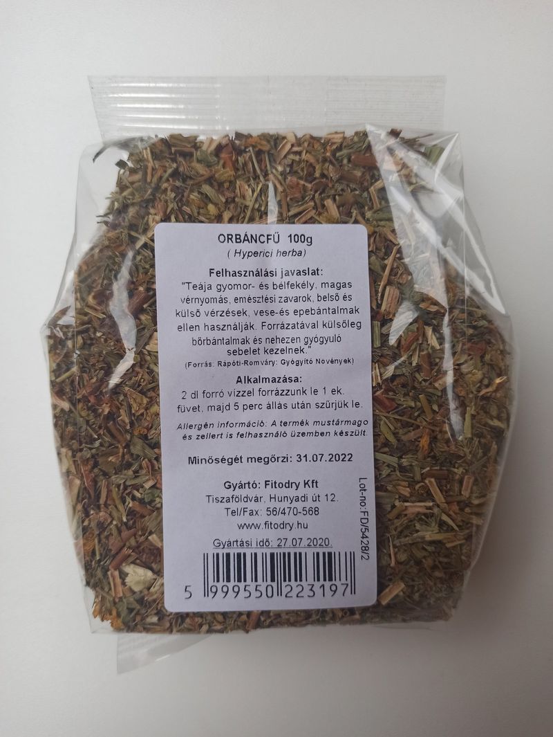 Fitodry Orbáncfű (átlátszó) 100g