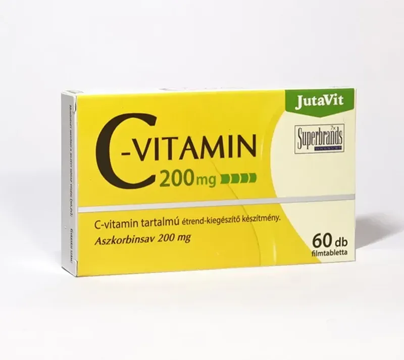 JutaVit C-vitamin 200mg tabletta 60x – bliszteres