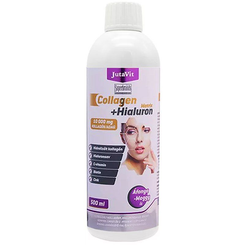 Jutavit Collagen+Hialuron MATRIX Áfonya-meggy 500ml  ÚJ TERMÉK!