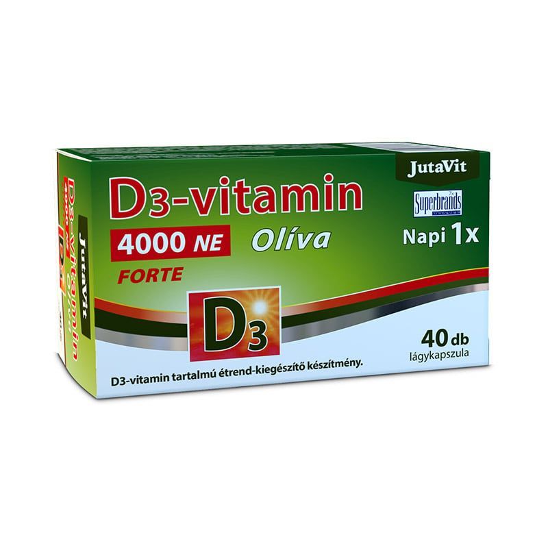 Jutavit D3 vitamin 4000NE Oliva olajban 100 db