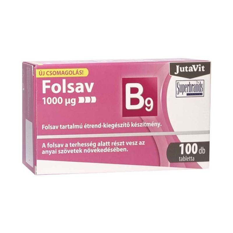 JutaVit Folsav 1000µg 100x