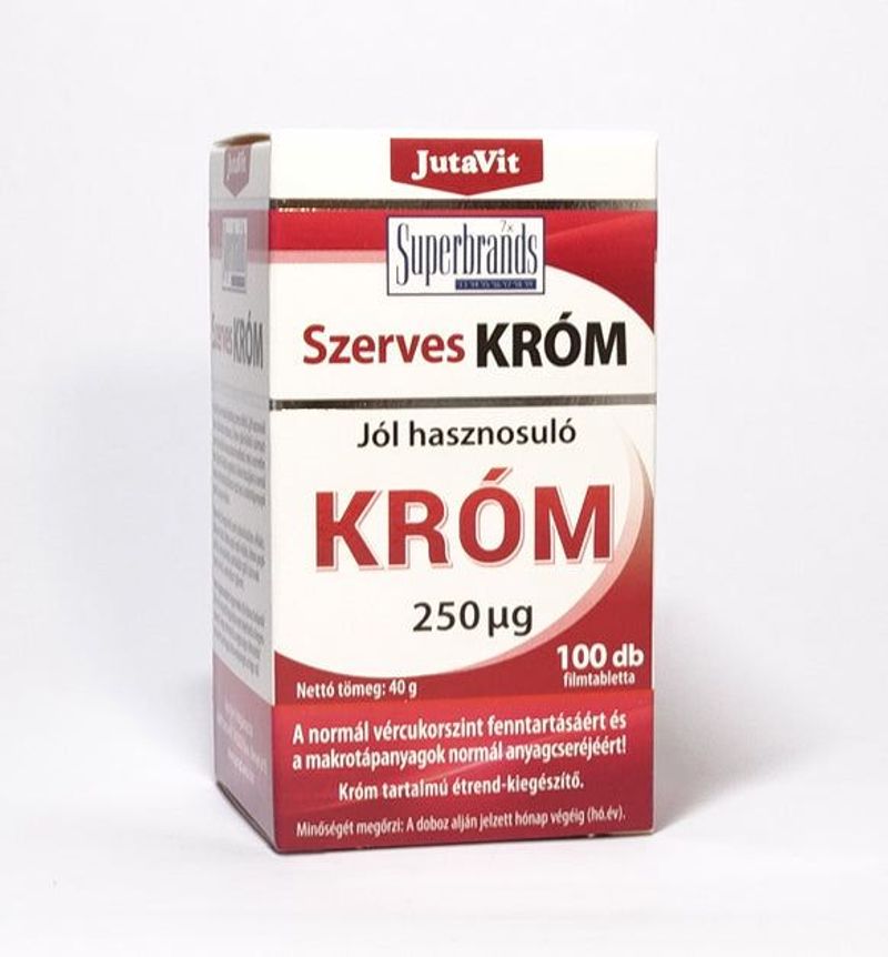 JutaVit Szerves Króm 250µg 100x