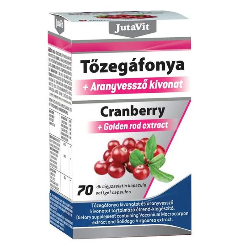 JutaVit Tőzegáfonya Aranyv.kivonat tabletta 70db