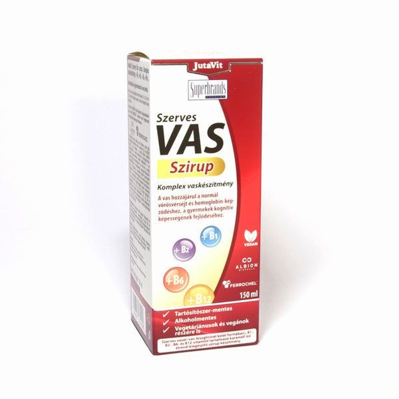 JutaVit Szerves Vas Szirup 150ml