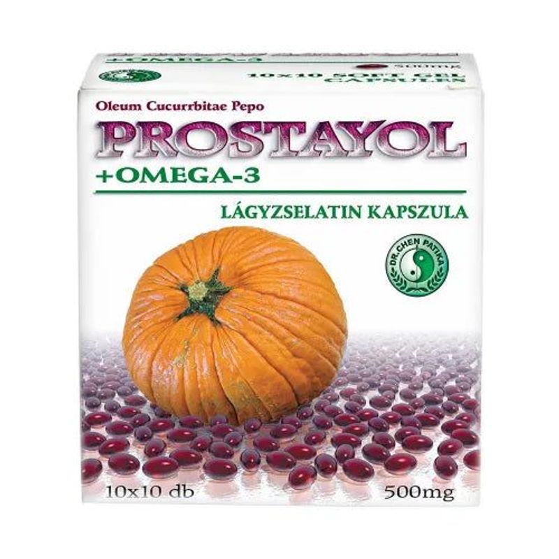 Dr. Chen Prostayol + Omega-3 Lágyzselatin Kapszula 10x10db