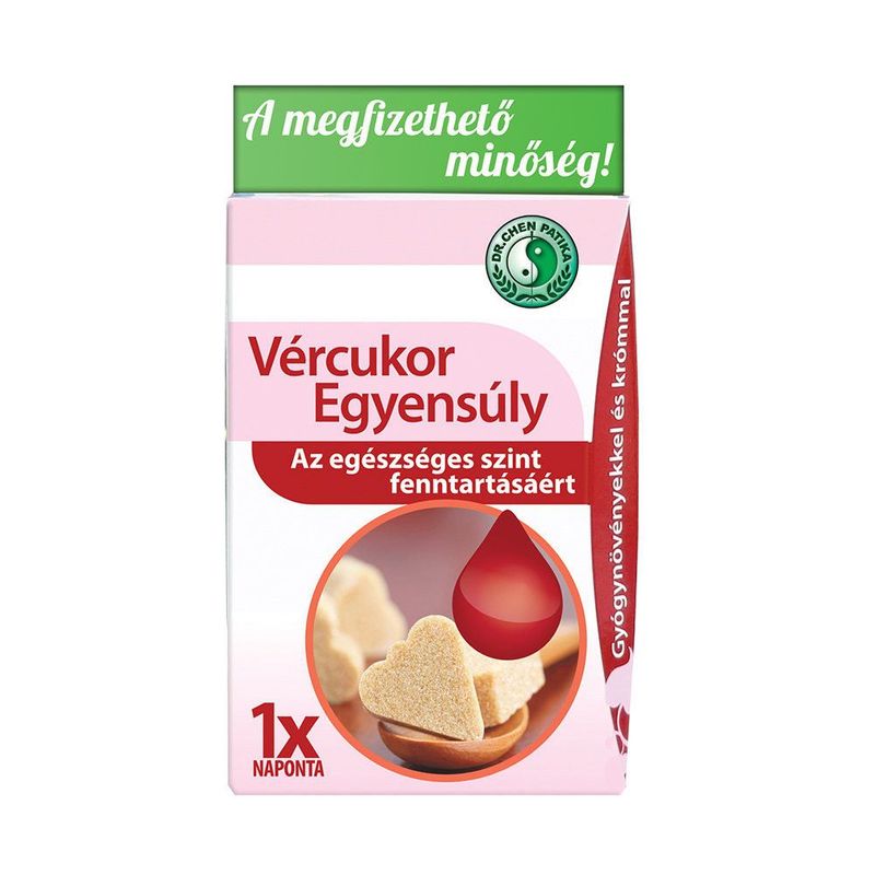 Dr.Chen Vércukor Egyensúly Napi 1 Kapszula 30db