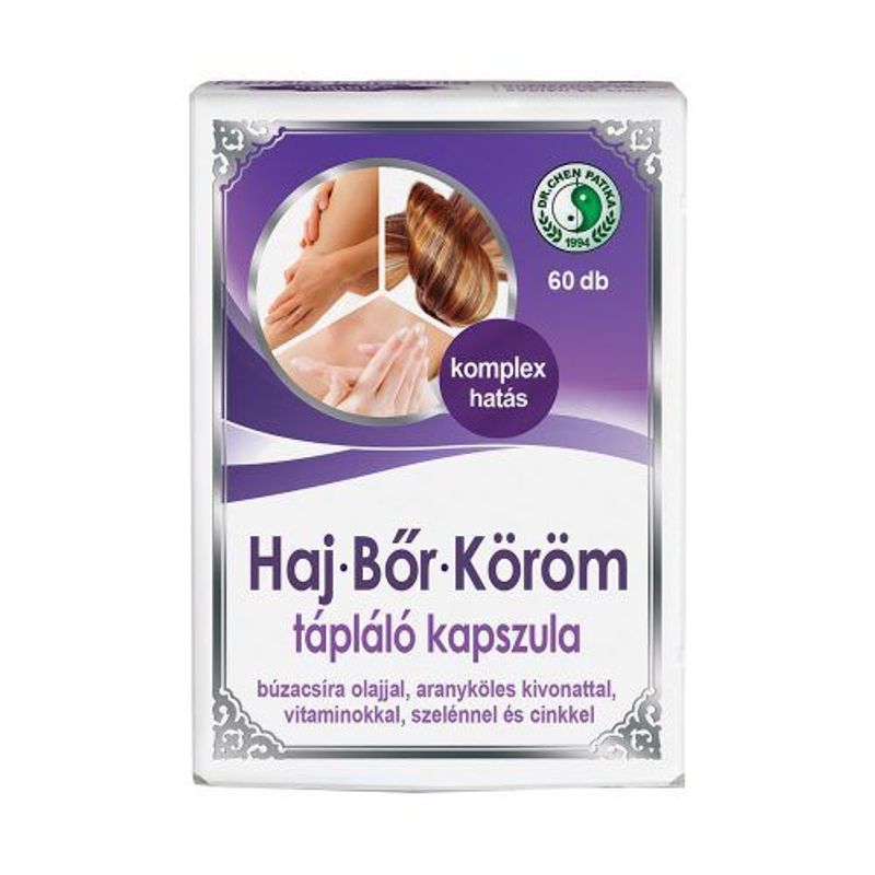 Dr. Chen Haj - Bőr - Köröm Tápláló Lágyzselatin Kapszula 60db