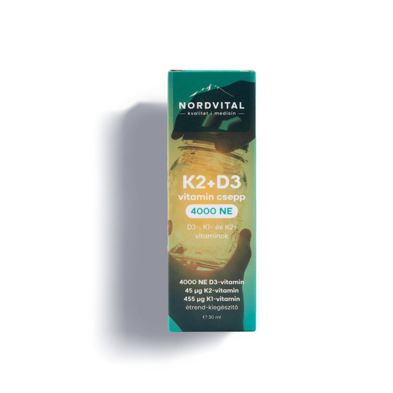 Nordvital D3+K2 csepp 30 ml 60 adag