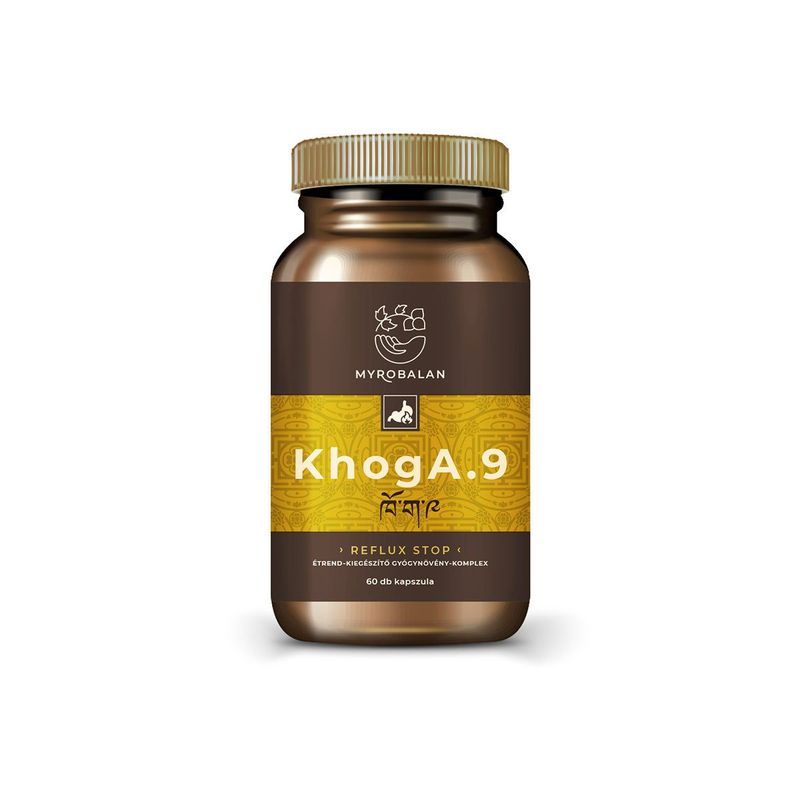 Myrobalan KhogA.9 gyomorégés, reflux elleni gyógynövény-komplex