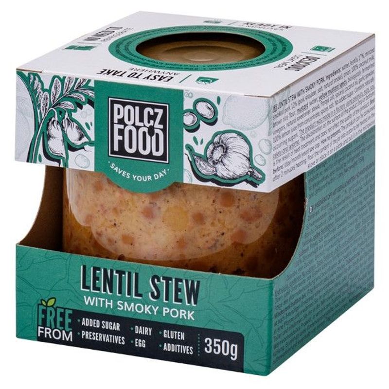 POLCZ Lencsefőzelék füstölt tarjával 350g