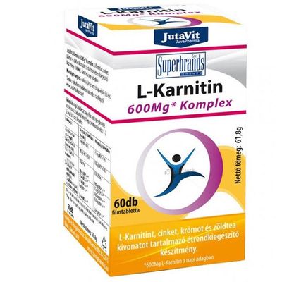 JutaVit L-Karnitin 600mg komplex 60db